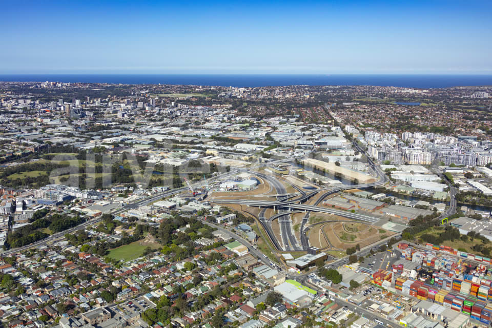 Aerial Image of WestConnex St Peters