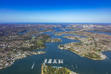 Aerial Image of PARRAMATTA RIVER HERO SHOT