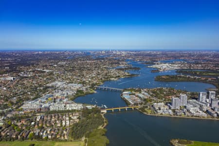 Aerial Image of RHODES COMMERCIAL AND INDUSTRIAL PRECINCT