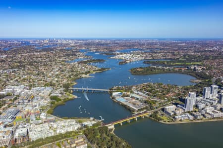 Aerial Image of RHODES COMMERCIAL AND INDUSTRIAL PRECINCT