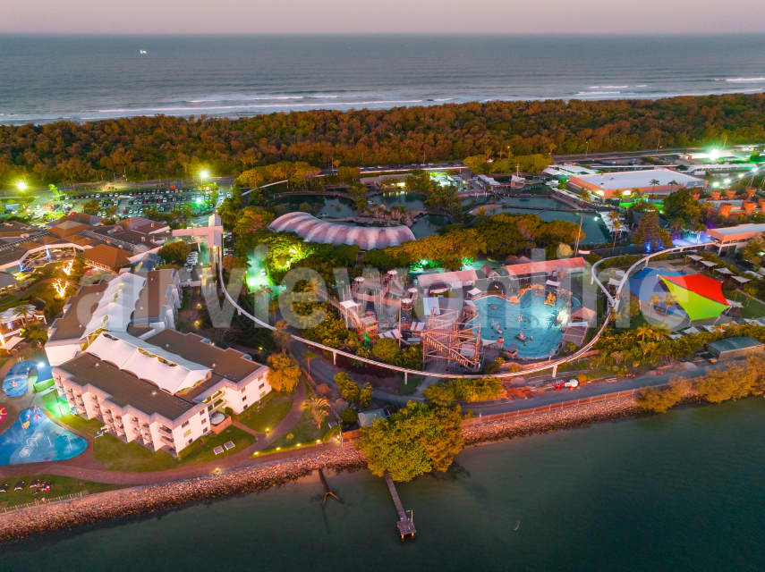Aerial Image of Seaworld Main Beach