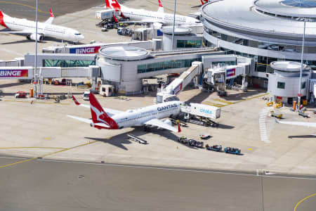 Aerial Image of QANTAS TERMINAL SYDNEY AIRPORT