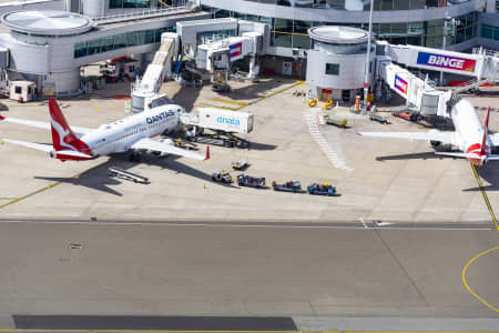 Aerial Image of QANTAS DOMESTIC TERMINAL SYDNEY