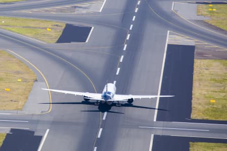 Aerial Image of QANTAS JET SYDNEY AIRPORT