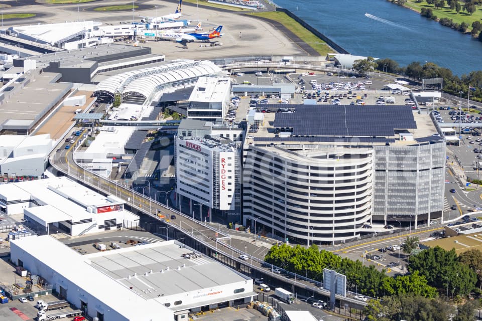 Aerial Image of Sydney Airport Parking