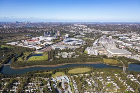 Aerial Image of SYDNEY OLYMPIC PARK