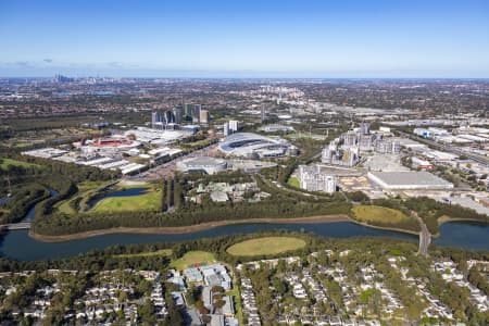 Aerial Image of SYDNEY OLYMPIC PARK