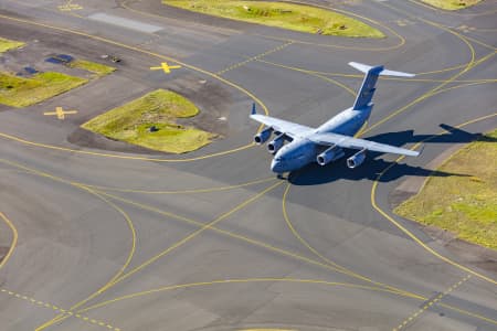 Aerial Image of C-17A GLOBEMASTER SYDNEY AIRPORT