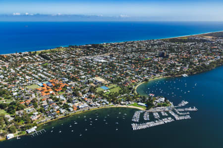 Aerial Image of PEPPERMINT GROVE
