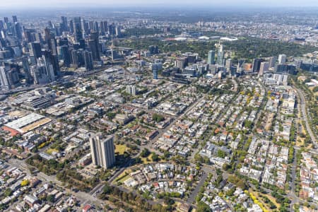 Aerial Image of SOUTH MELBOURNE