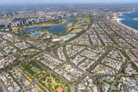 Aerial Image of ST KILDA