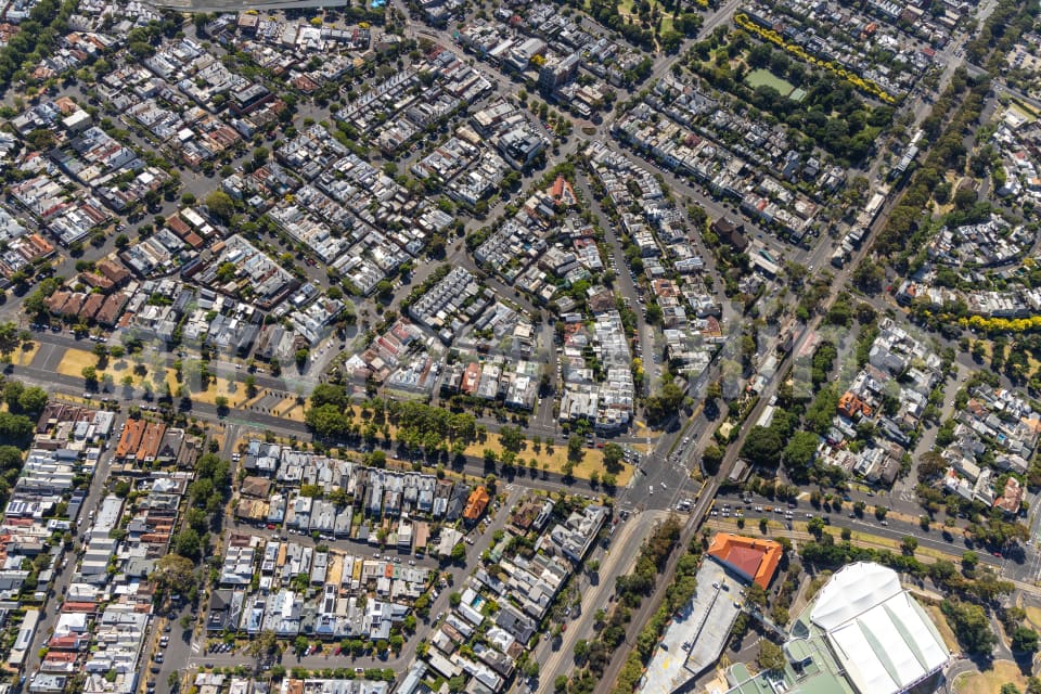 Aerial Image of Albert Park