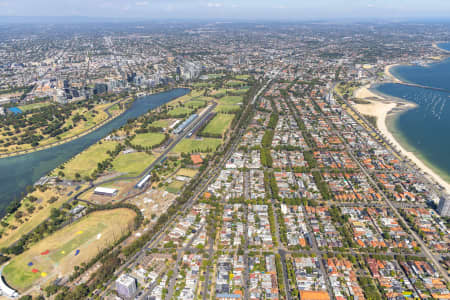 Aerial Image of SAINT KILDA WEST