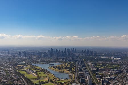 Aerial Image of ALBERT PARK