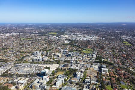 Aerial Image of BANKSTOWN CENTRAL AND CBD