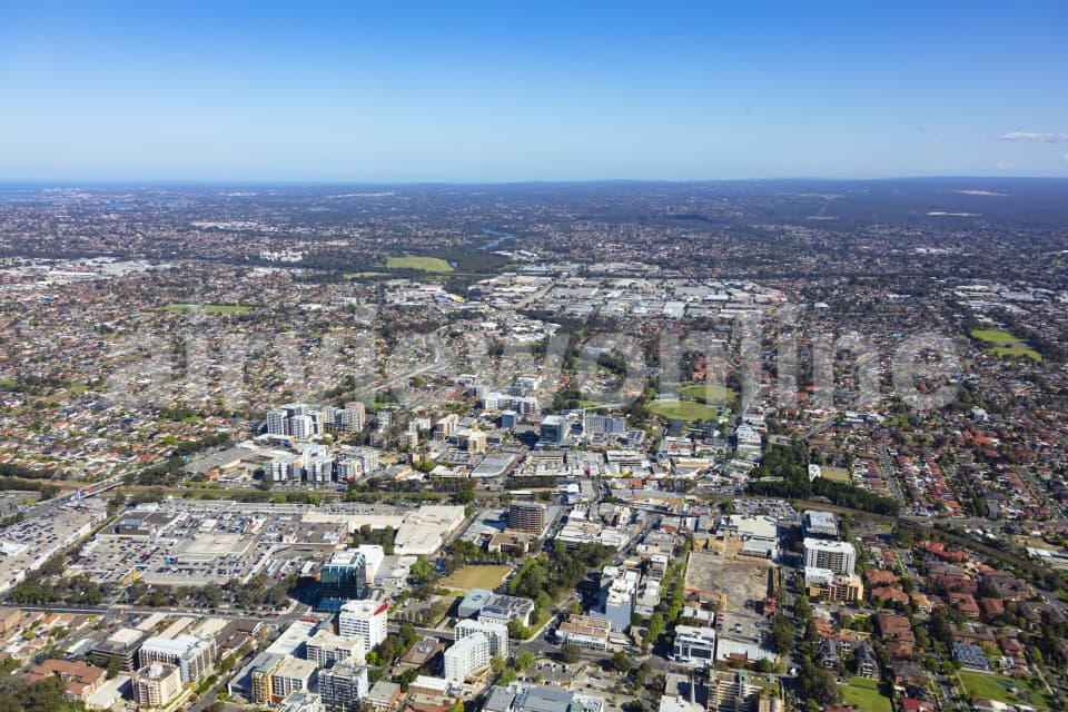 Aerial Image of Bankstown Central and CBD