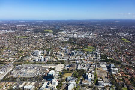 Aerial Image of BANKSTOWN CENTRAL AND CBD