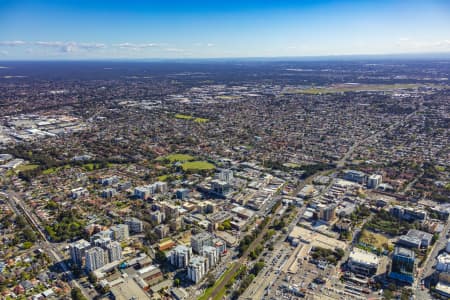 Aerial Image of BANKSTOWN CENTRAL AND CBD