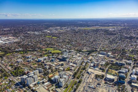 Aerial Image of BANKSTOWN CENTRAL AND CBD