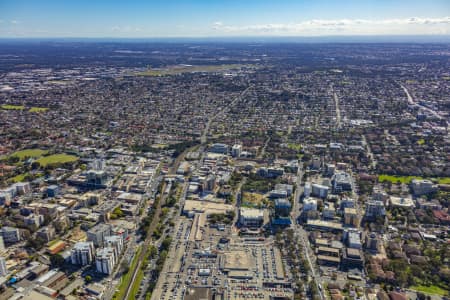 Aerial Image of BANKSTOWN CENTRAL AND CBD