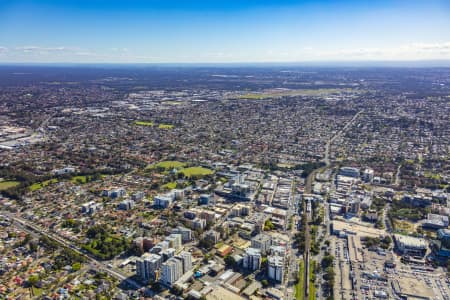 Aerial Image of BANKSTOWN CENTRAL AND CBD