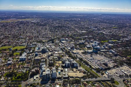 Aerial Image of BANKSTOWN CENTRAL AND CBD