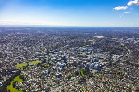 Aerial Image of BANKSTOWN CENTRAL AND CBD