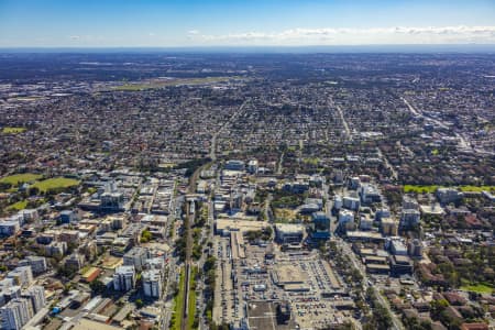 Aerial Image of BANKSTOWN CENTRAL AND CBD