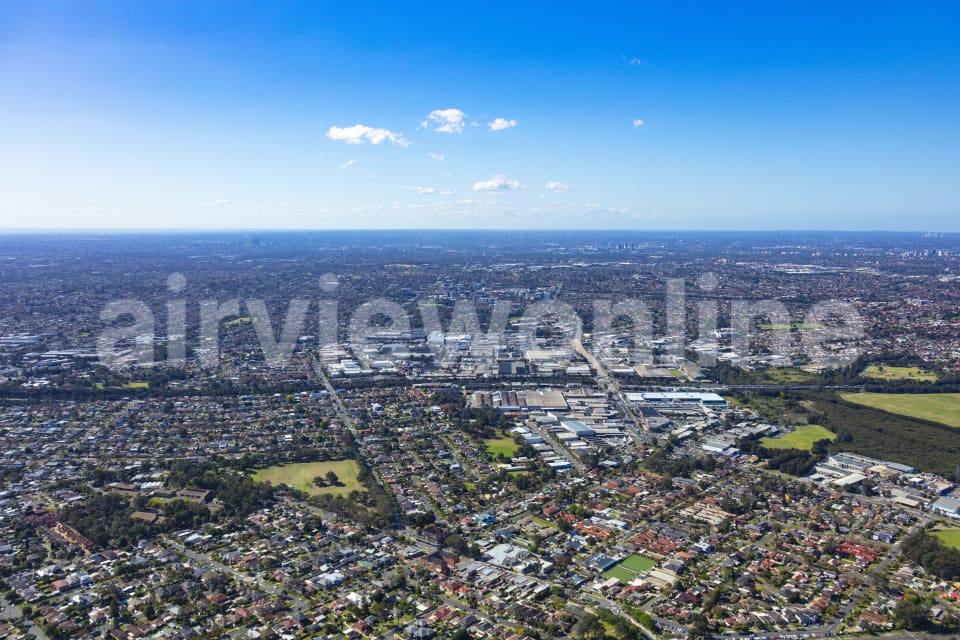 Aerial Image of Bankstown and Padstow