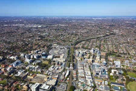 Aerial Image of BANKSTOWN CENTRAL AND CBD