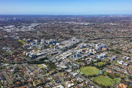Aerial Image of BANKSTOWN CENTRAL AND CBD