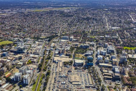 Aerial Image of BANKSTOWN CENTRAL AND CBD