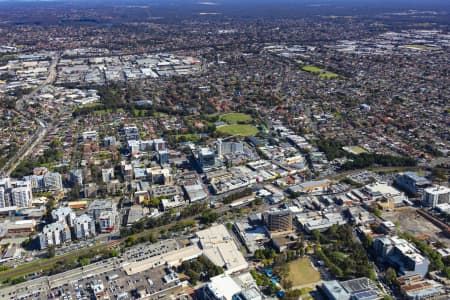 Aerial Image of BANKSTOWN CENTRAL AND CBD