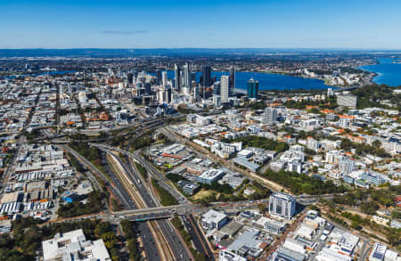 Aerial Image of WEST PERTH
