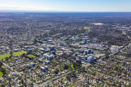 Aerial Image of BANKSTOWN CENTRAL AND CBD