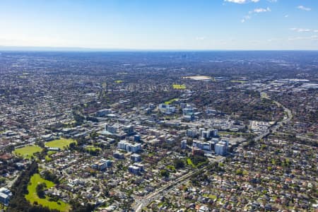 Aerial Image of BANKSTOWN CENTRAL AND CBD