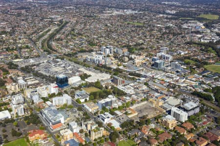 Aerial Image of BANKSTOWN CENTRAL AND CBD