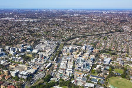 Aerial Image of BANKSTOWN CENTRAL AND CBD