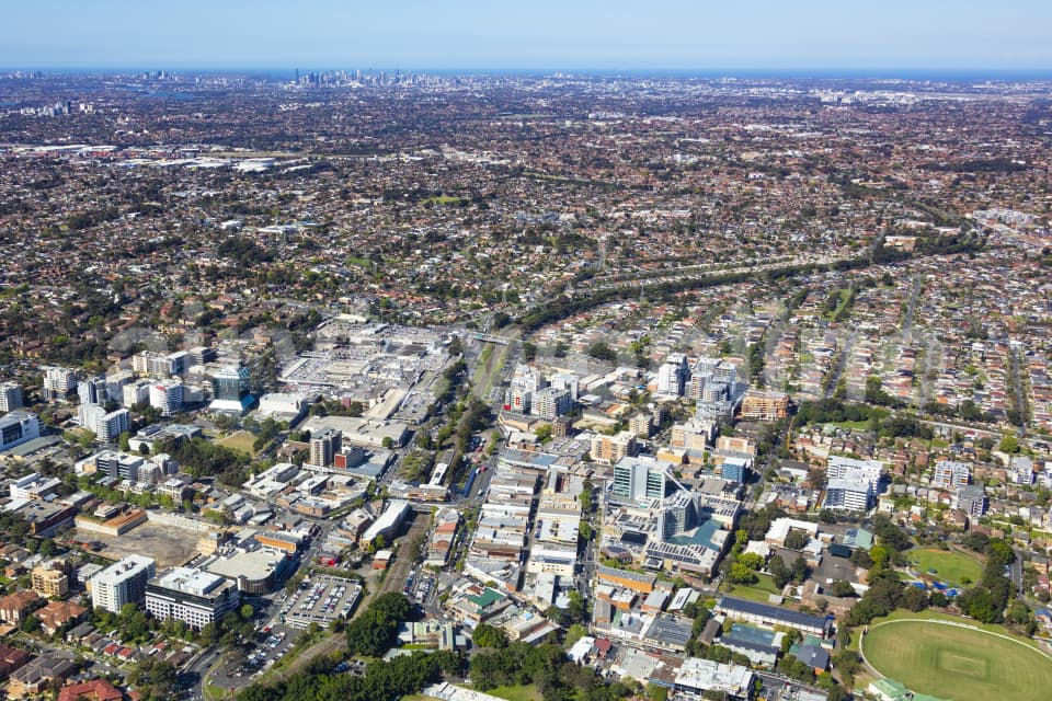 Aerial Image of Bankstown Central and CBD