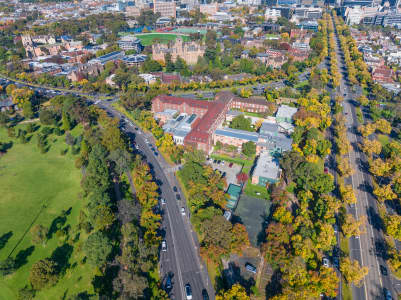 Aerial Image of PARKVILLE