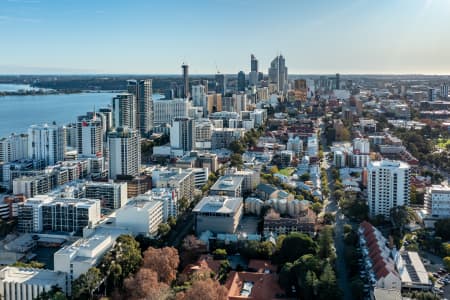 Aerial Image of EAST PERTH
