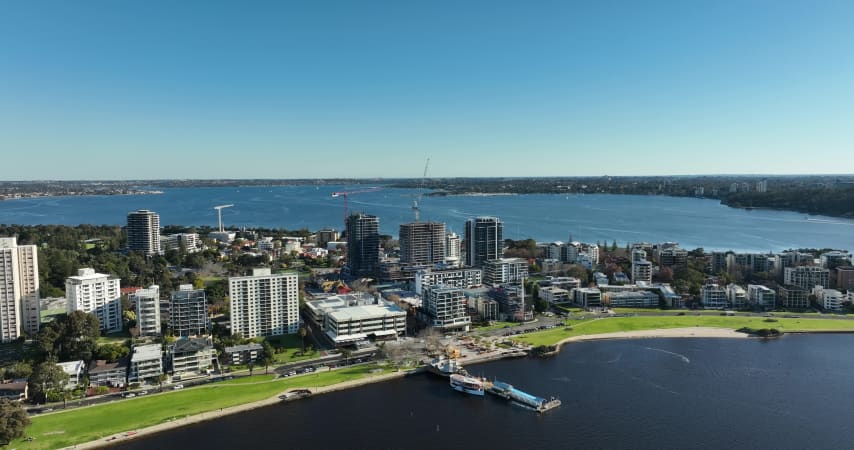 Aerial Image of SOUTH PERTH AND SWAN RIVER