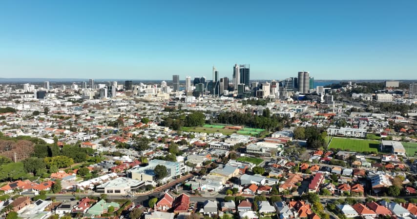 Aerial Image of WEST PERTH