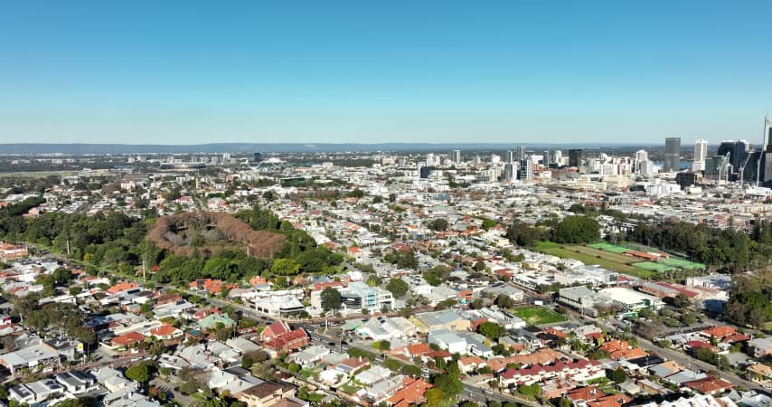 Aerial Image of WEST PERTH