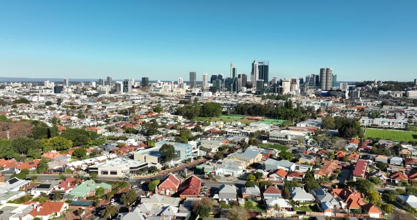 Aerial Image of WEST PERTH