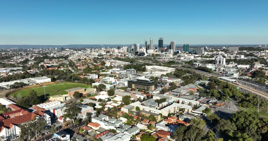 Aerial Image of LEEDERVILLE