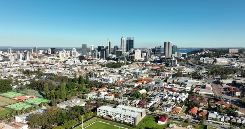 Aerial Image of WEST PERTH