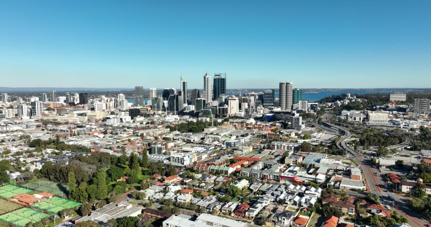 Aerial Image of WEST PERTH