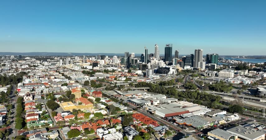 Aerial Image of WEST PERTH