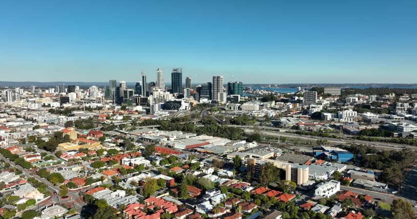 Aerial Image of WEST PERTH